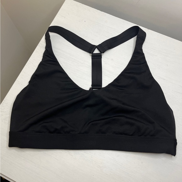 Athleta Ascent Bra Black T-Back Sports Bra A-C - Picture 9 of 9